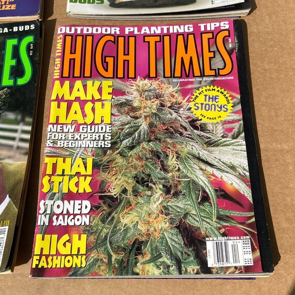 Lot Of 4 Vintage High Times Magazines - Picture 7 of 8